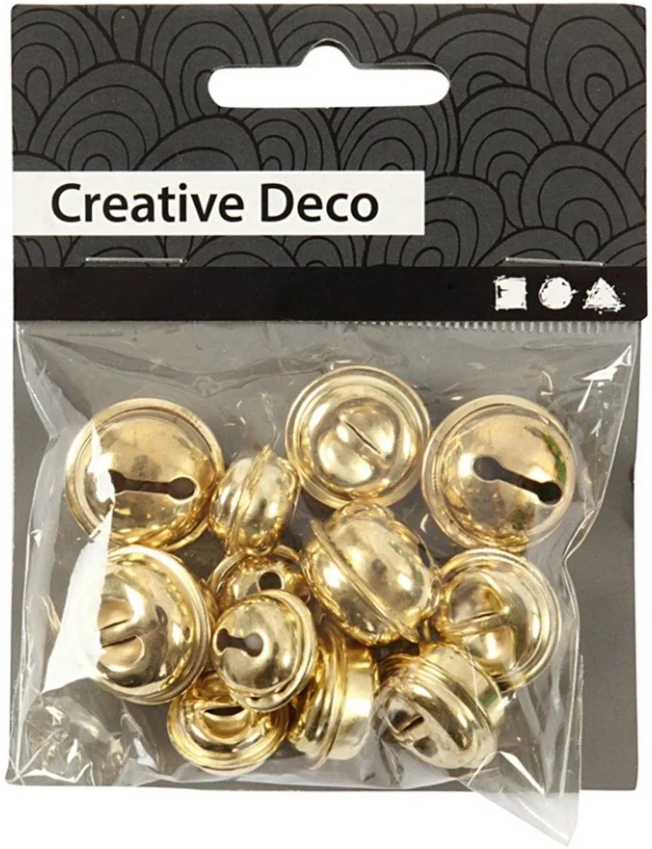 Creativ Company Belletjes Goud - 12 Stuks