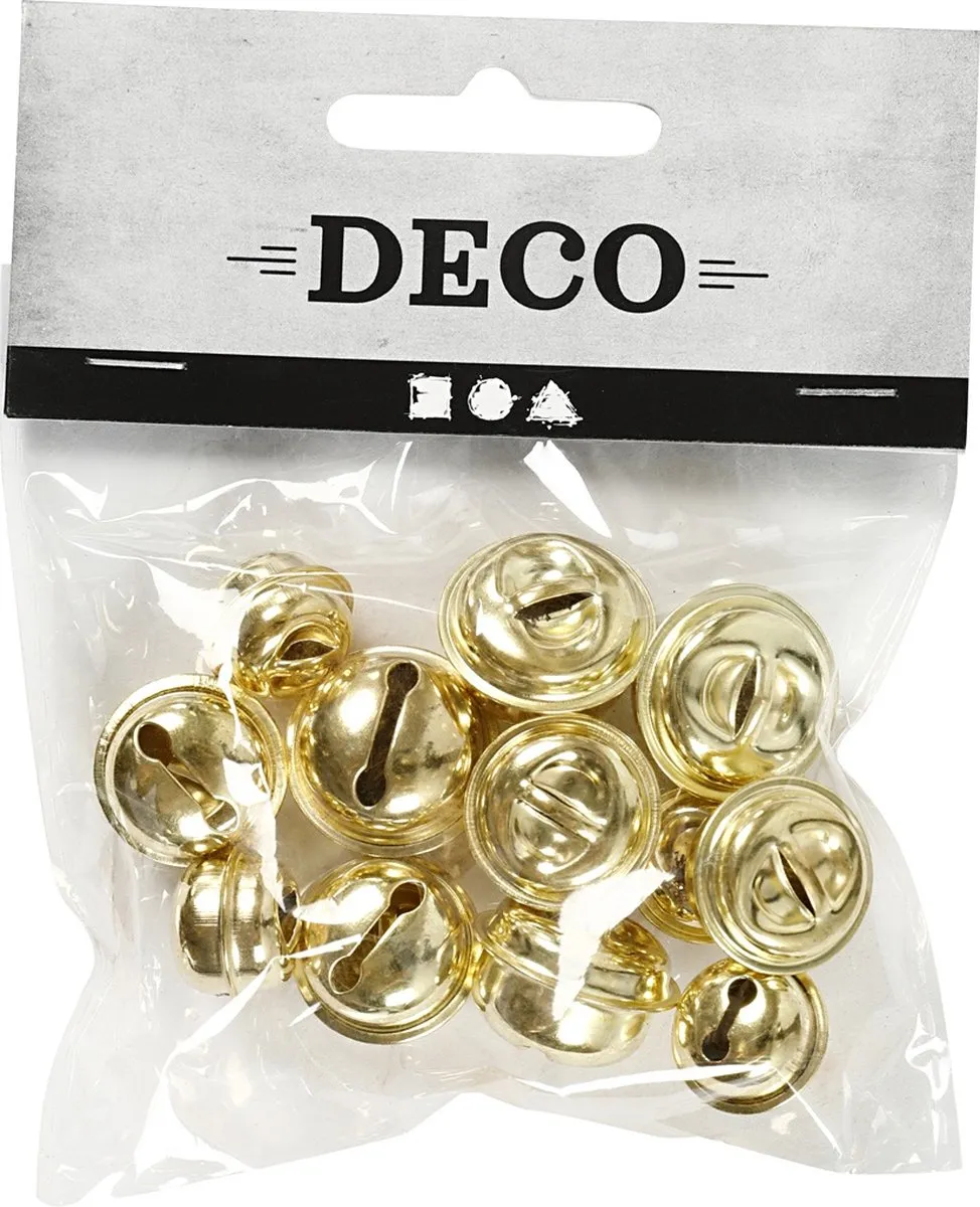 Creativ Company Belletjes Goud - 12 Stuks