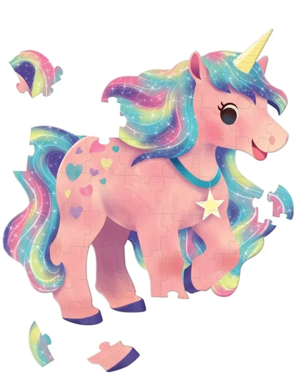 Crocodile Creek Jumbo Puzzel Unicorn 48 Stuks - CC29702