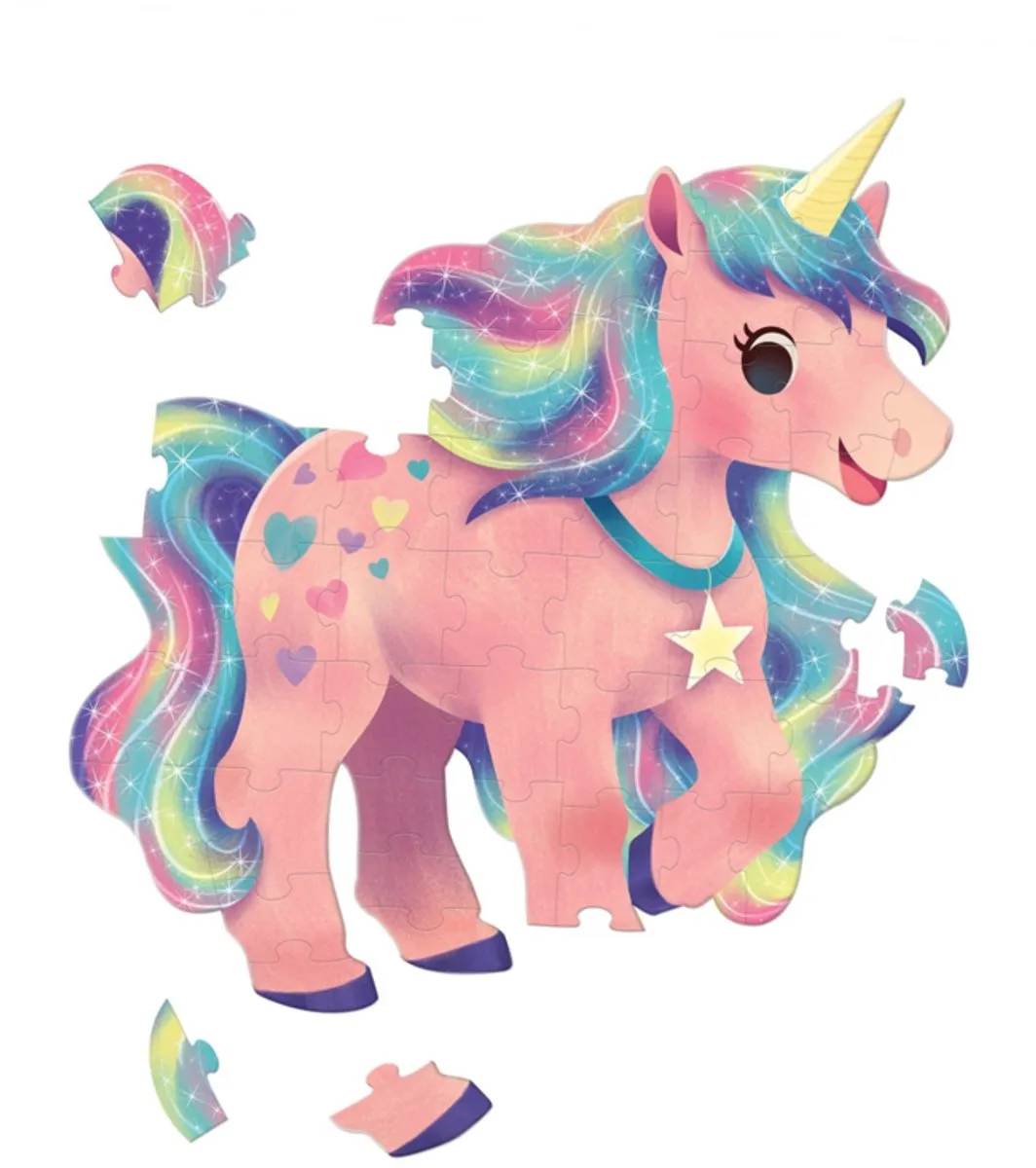 Crocodile Creek Jumbo Puzzel Unicorn 48 Stuks - CC29702