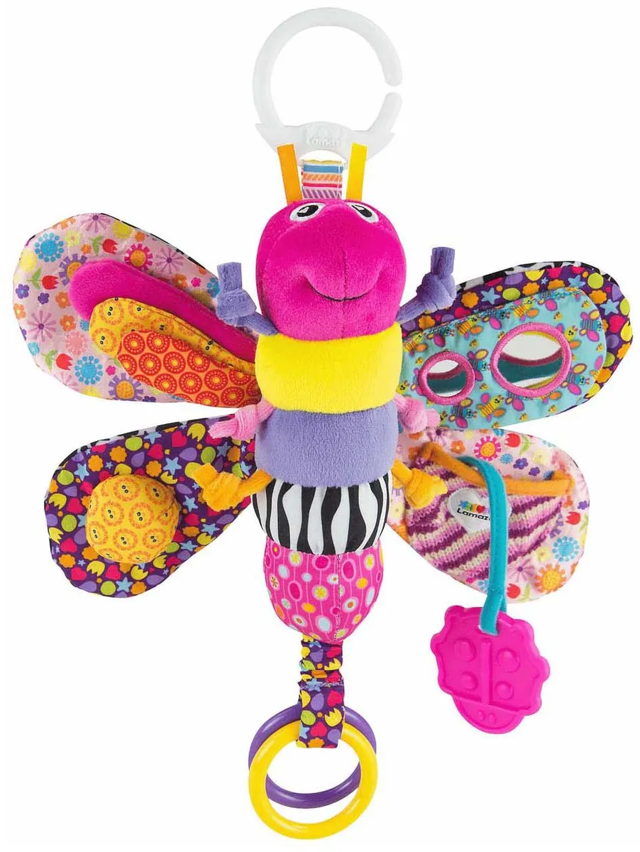 Lamaze Fifi de Vuurvlieg - Grijp- en bijtspeelgoed - Babyspeelgoed - Knuffel - Spelen en ontdekken