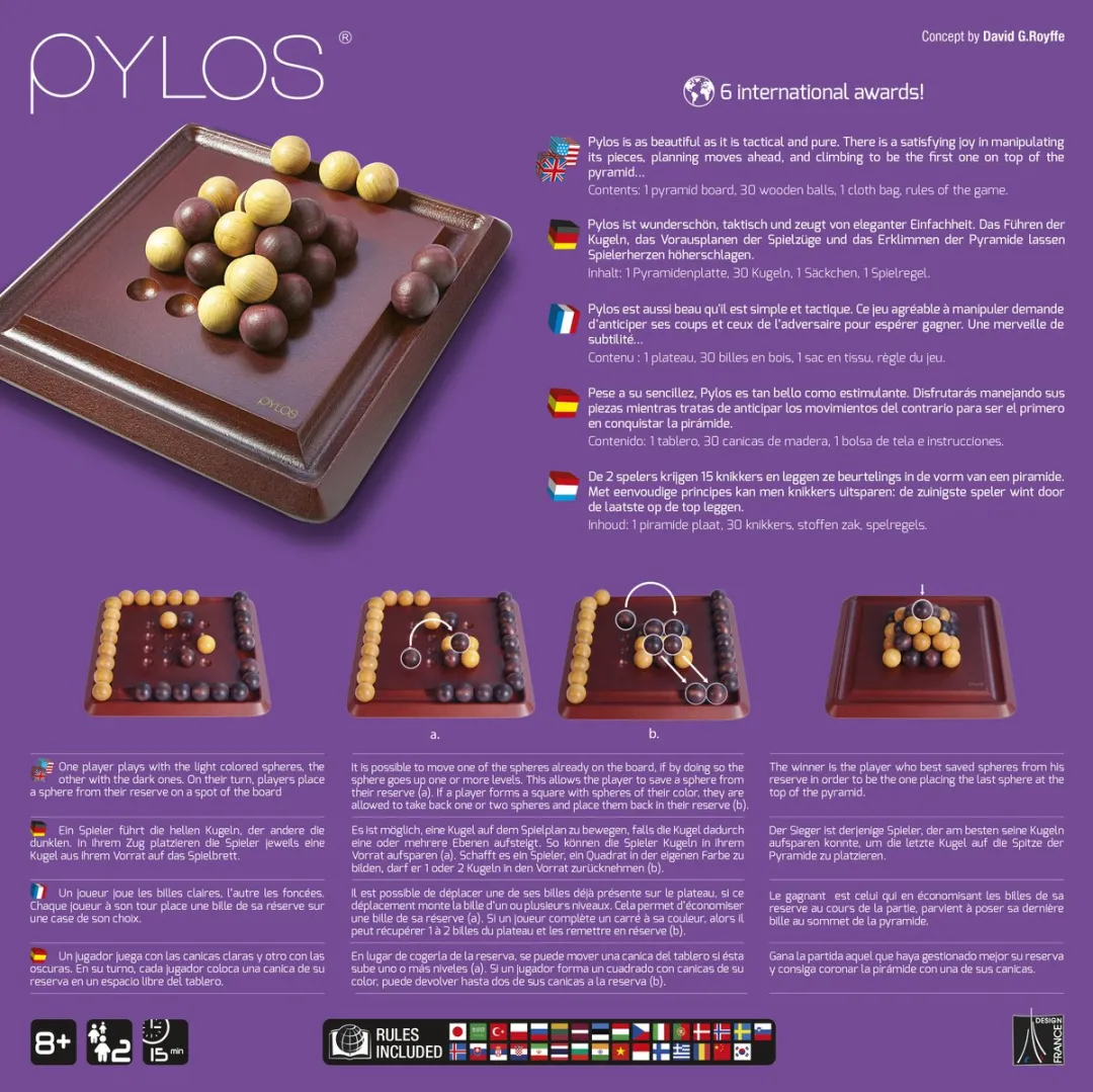 Gigamic Pylos Classic Abstract Spel - 2 Spelers