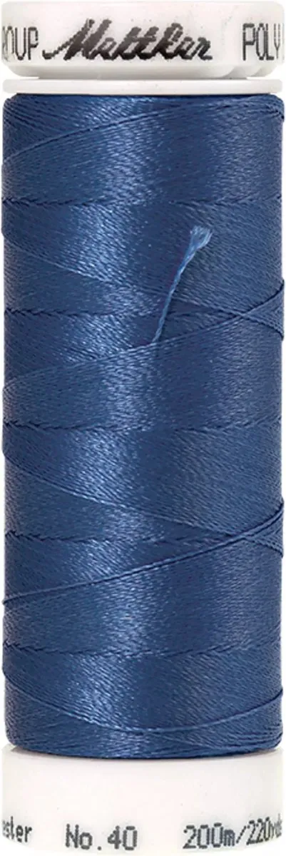 Amann Mettler Polysheen Borduurgaren 200m - Blauw