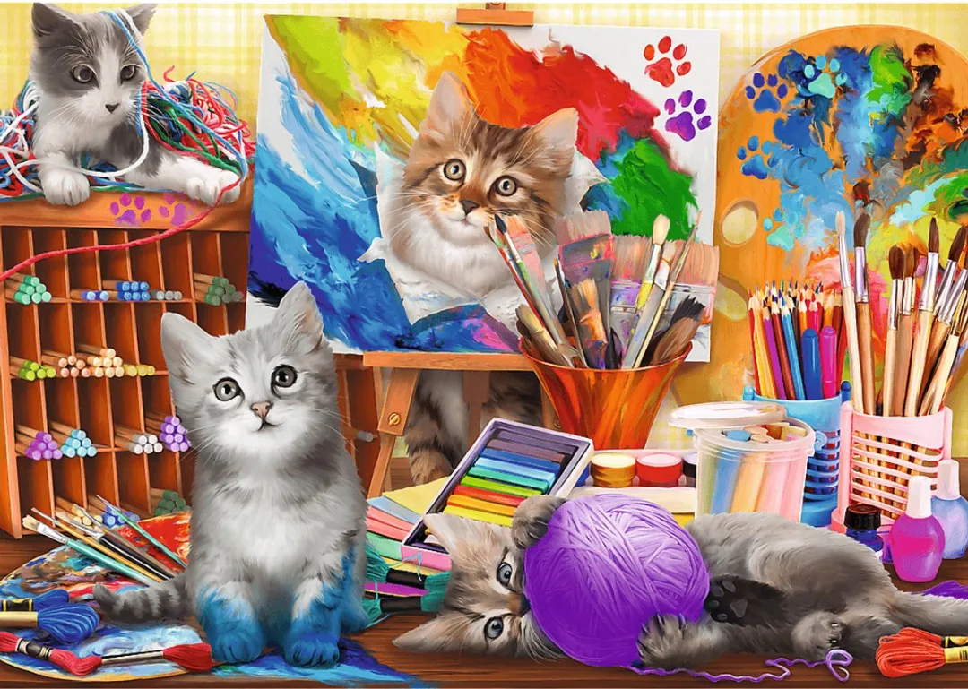 Trefl Kunstschilderen Puzzelset 2500 Stuks - Multicolor