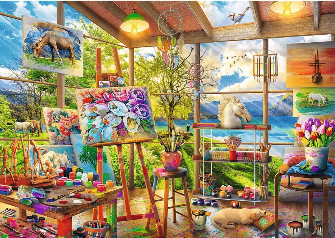 Trefl Kunstschilderen Puzzelset 2500 Stuks - Multicolor