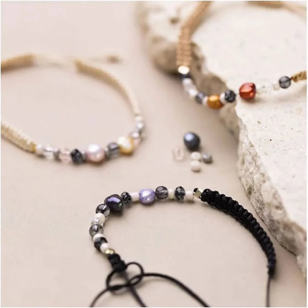 Creativ Company Mini Hobbyset Macramé Armband - Multicolor