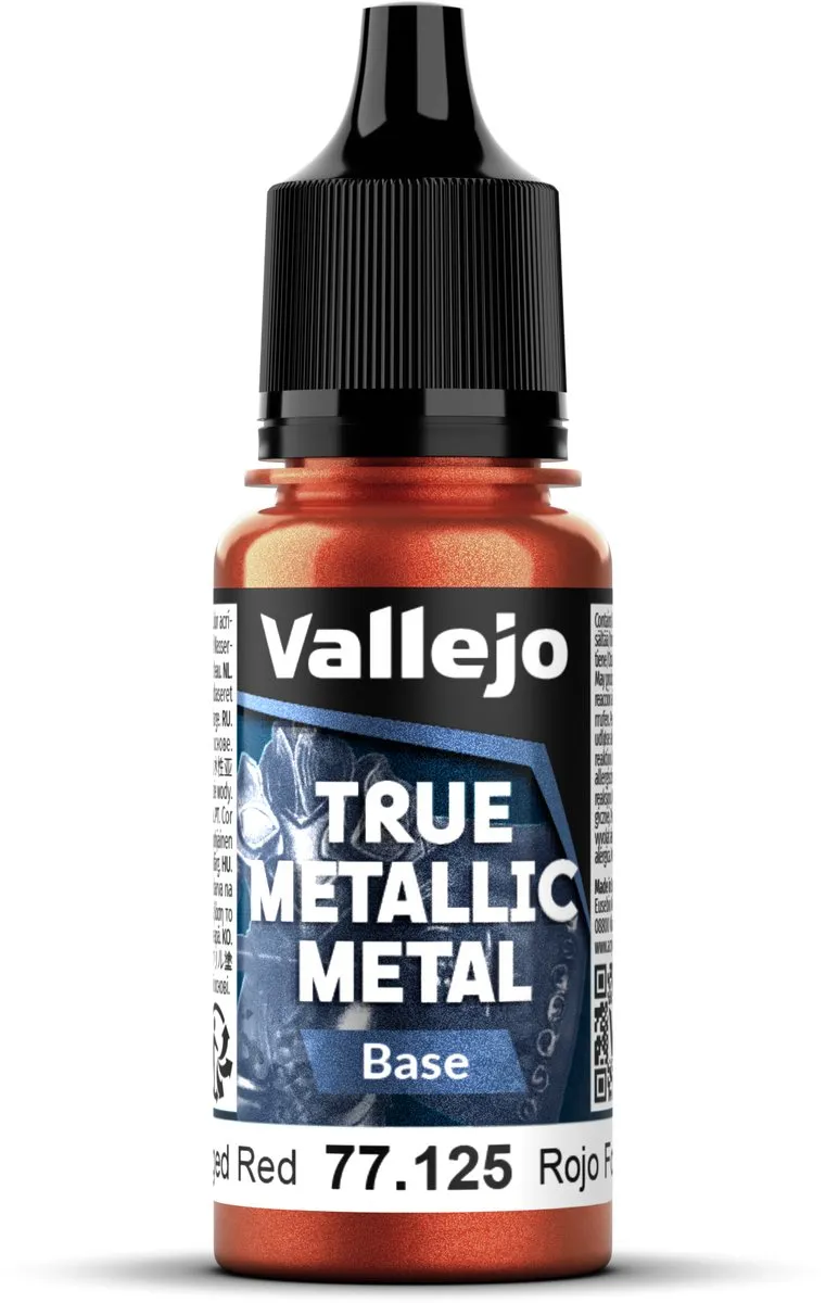 Vallejo Hobbyverf Acryl True Metallic Metal Base Gesmeden Rood