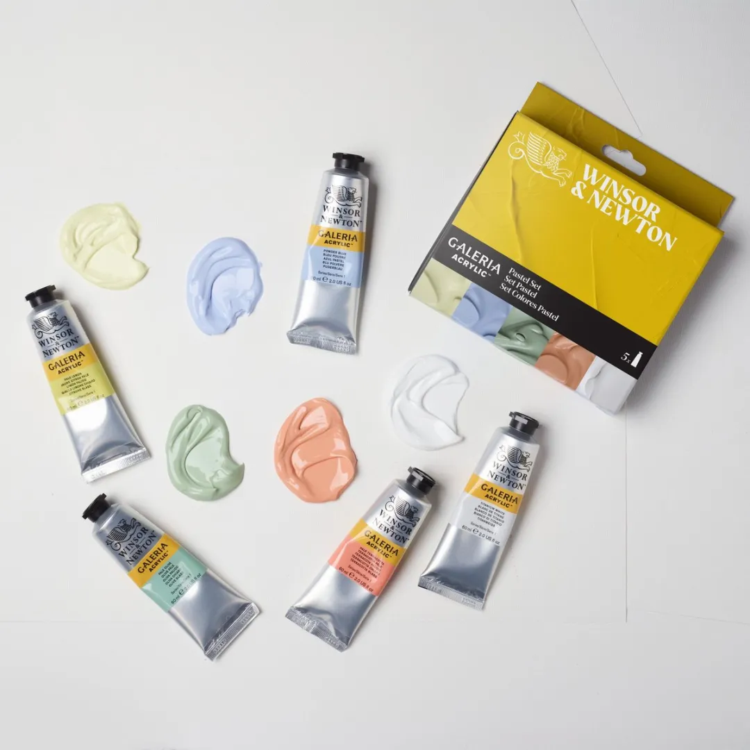 Winsor & Newton Galeria Acrylverf Pastel Set 5x60ml