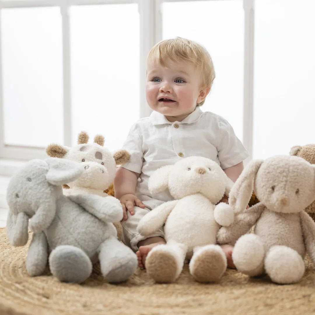 Nattou Teddy Knuffel Olifant 30cm - Grijs