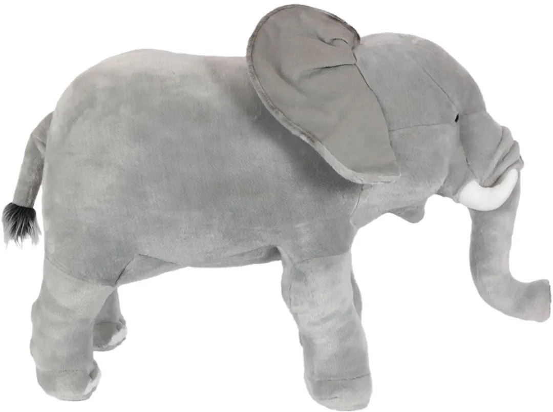 PIA Soft Toys Olifant 80 cm - Grijs