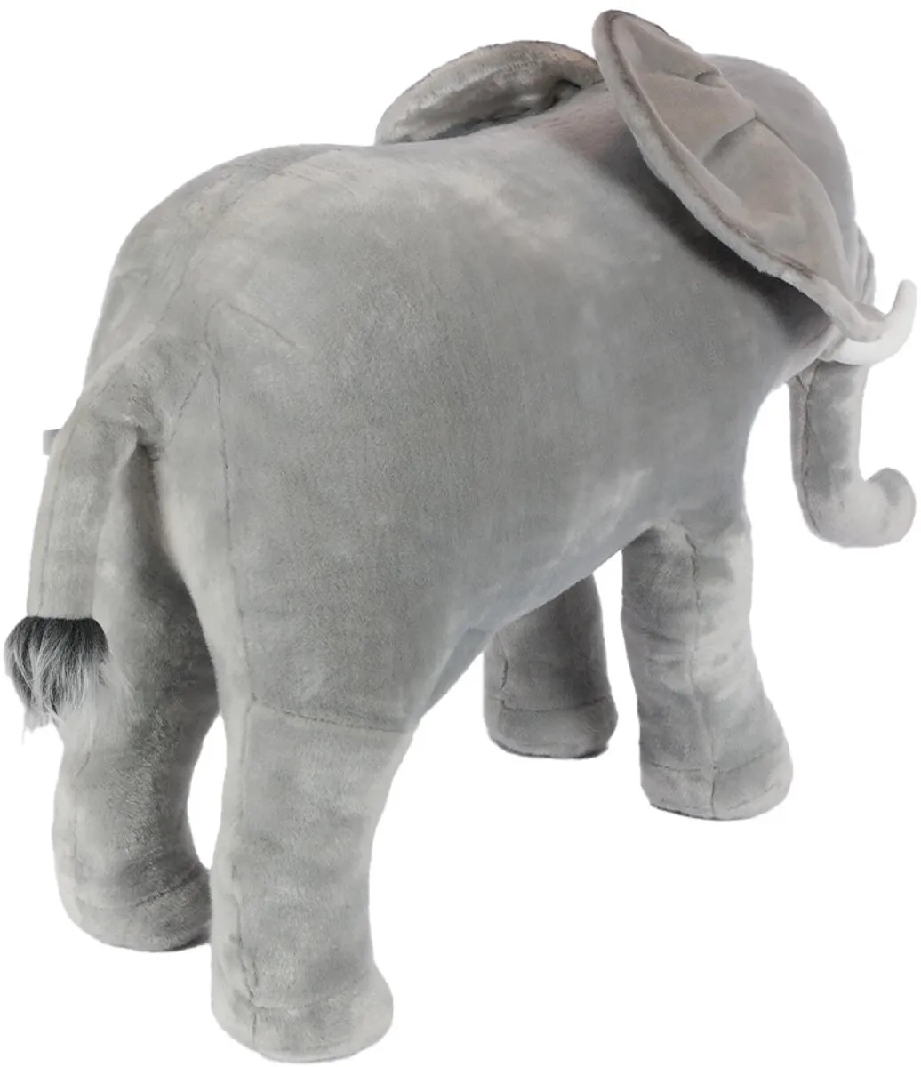 PIA Soft Toys Olifant 80 cm - Grijs
