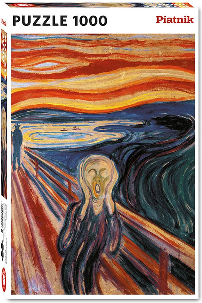 Piatnik The Scream 1000 Puzzeldelen - Multicolor