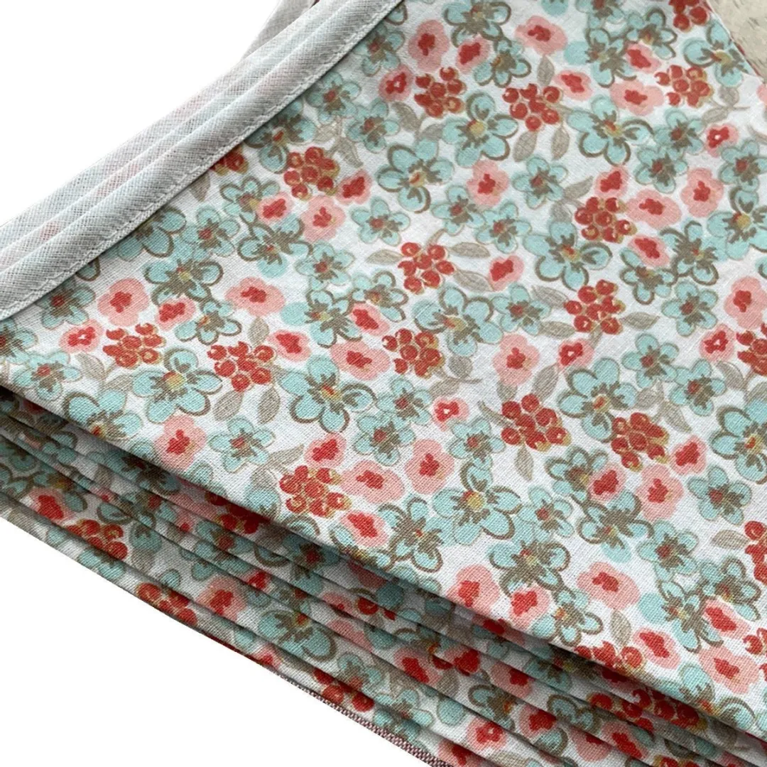 BINK Bedding Stoffen Slinger Bibi L - 5m 9 Vlaggetjes - Roze/Mint/Rood/Wit