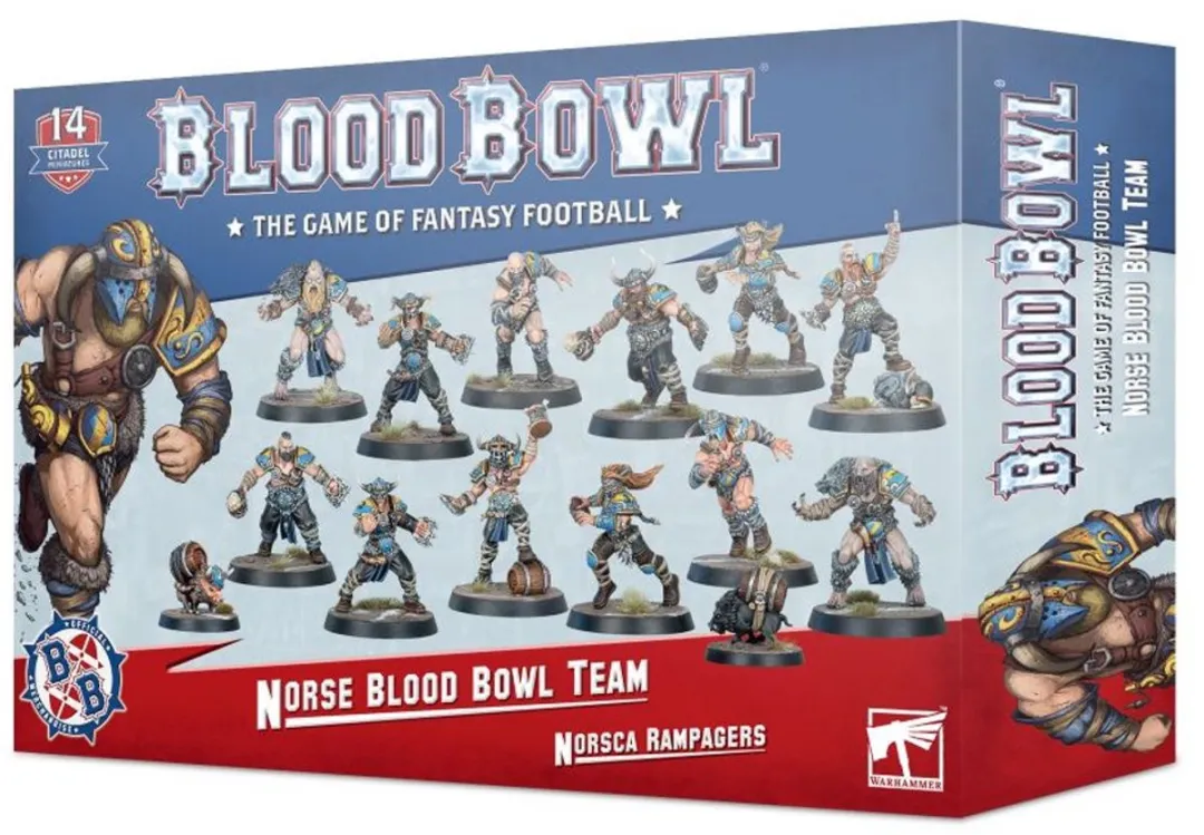 Games Workshop Norse Blood Bowl Team Norsca Rampagers