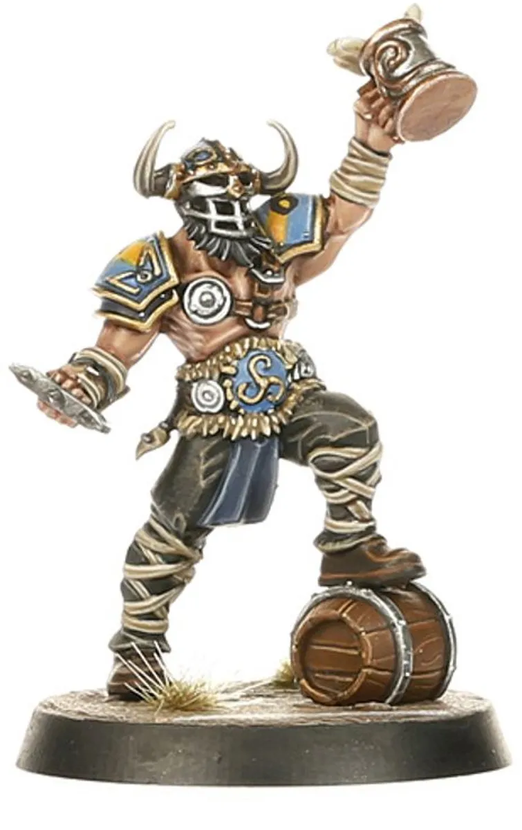 Games Workshop Norse Blood Bowl Team Norsca Rampagers - 14 Onderdelen
