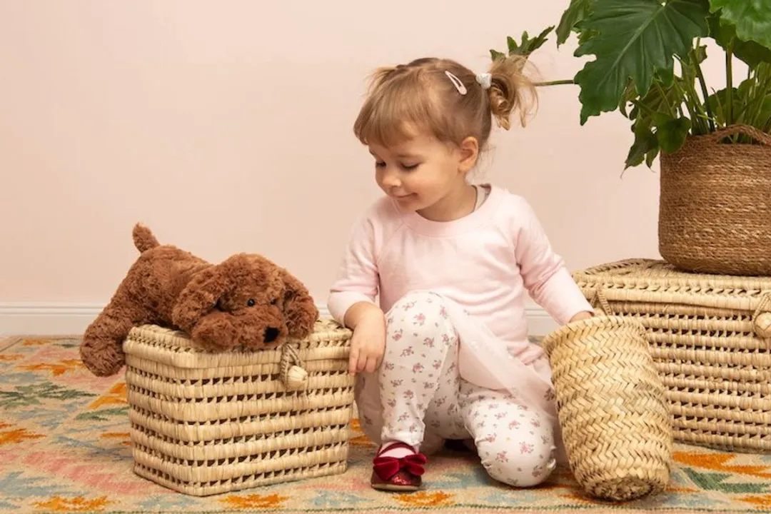 Teddy Hermann Knuffel Hond - 28cm - Bruin