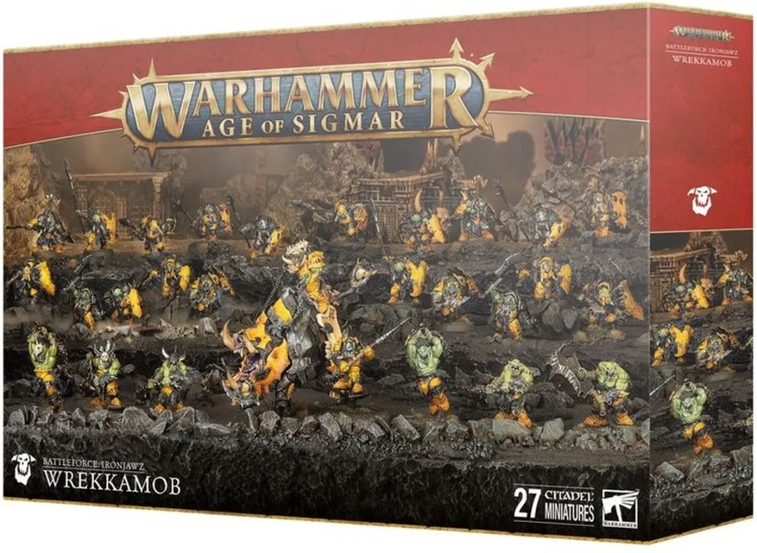 Games Workshop Warhammer Age of Sigmar Ironjawz Wrekkamob Battleforce 27 Onderde