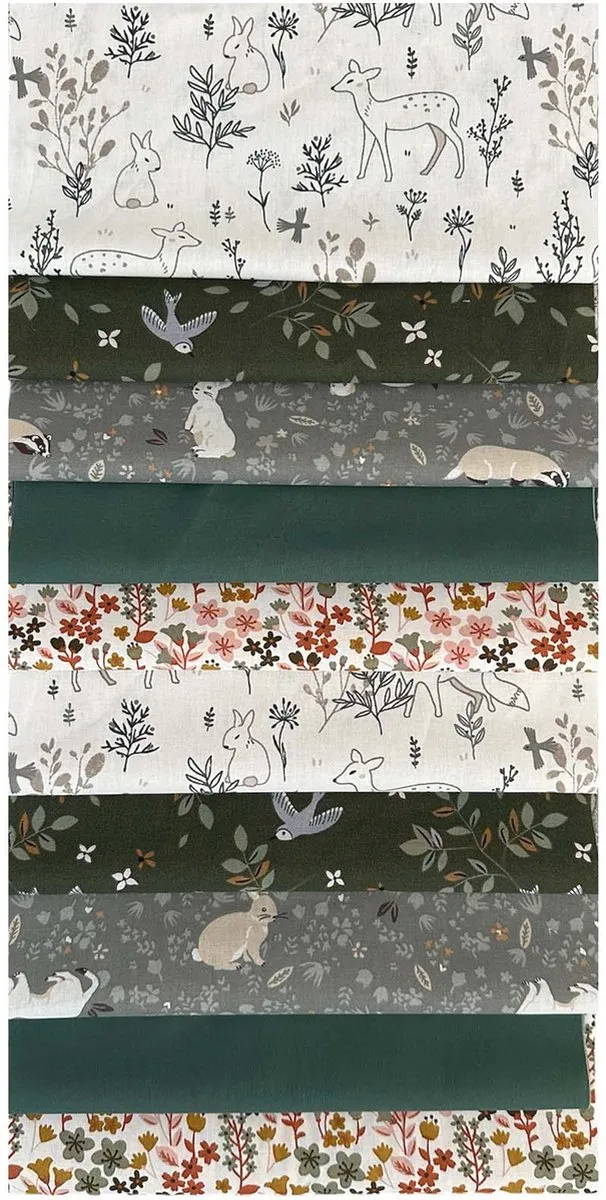 BINK Bedding Quilt Patchwork Forest 25x25cm