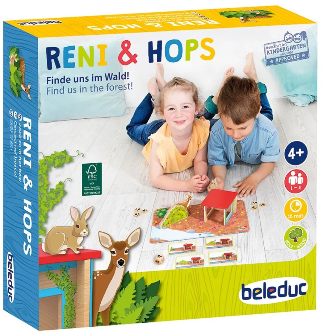 Beleduc Reni & Hops Educatief Speelgoed - Multicolor