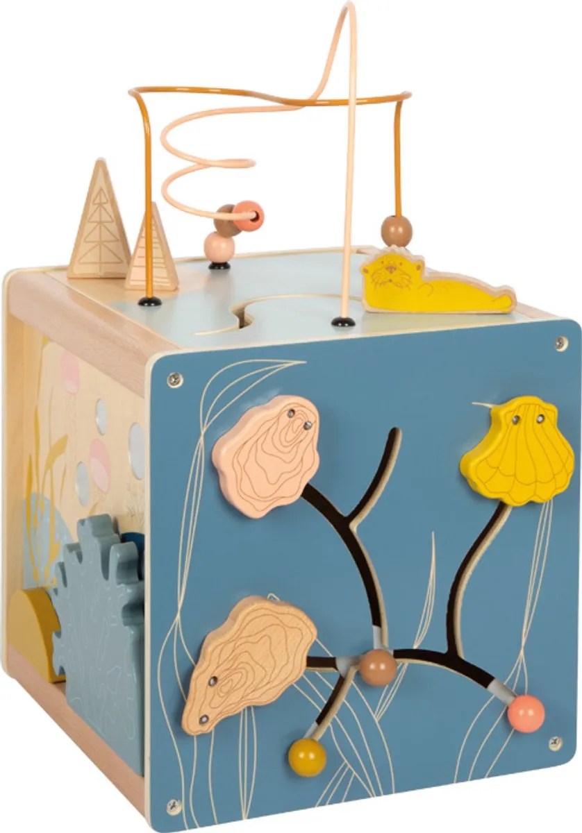 Small Foot Houten Activiteitenkubus Zeekust 12393 - Meerkleurig