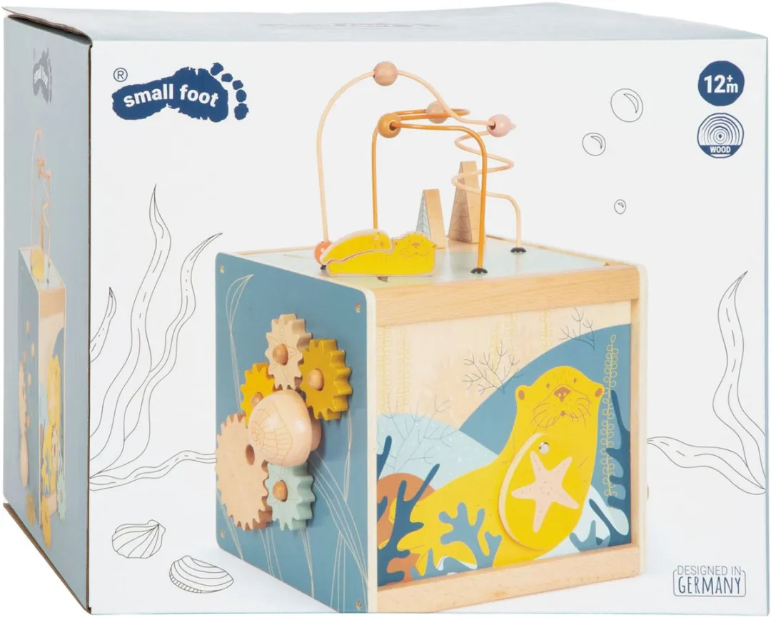 Small Foot Houten Activiteitenkubus Zeekust 12393 - Meerkleurig