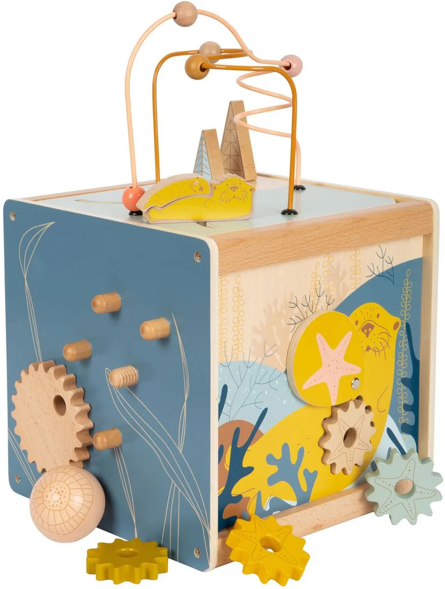 Small Foot Houten Activiteitenkubus Zeekust 12393
