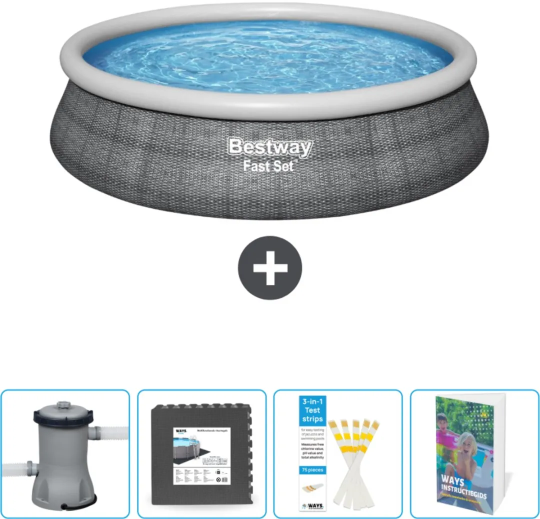 Bestway Fast Set Rond Zwembad 457cm