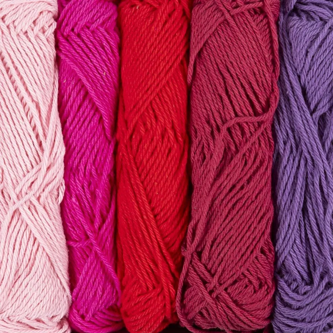 Creativ Company Katoengaren Paars/Roze Harmonie - 5x20g