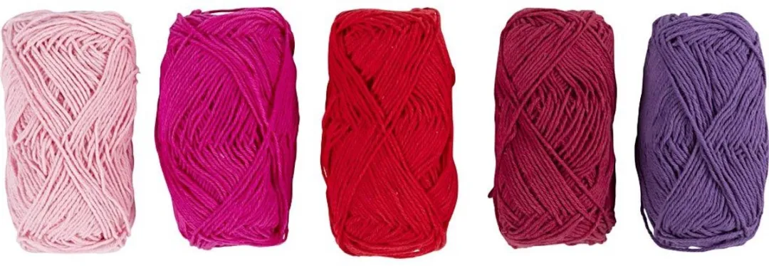 Creativ Company Katoengaren Paars/Roze Harmonie - 5x20g