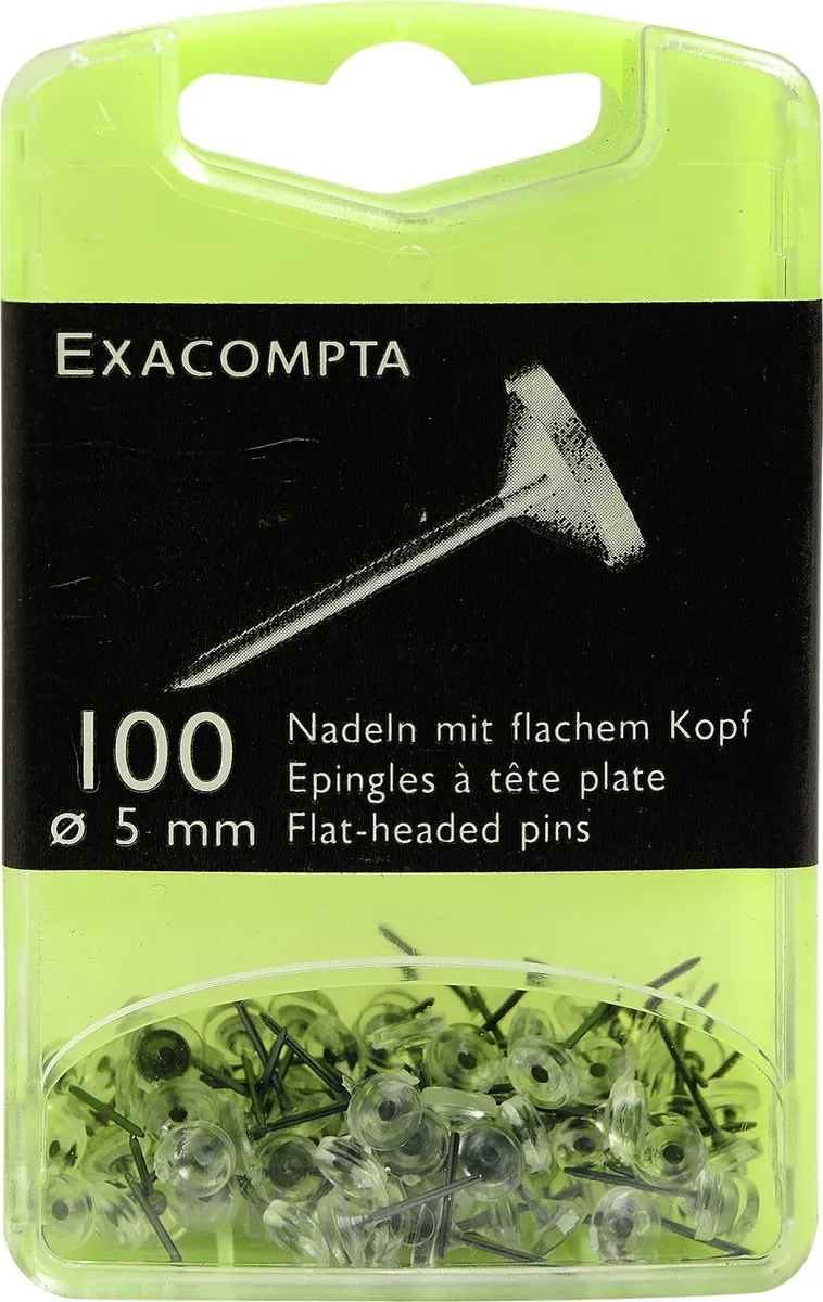 Exacompta Prikbordspelden 100 Stuks