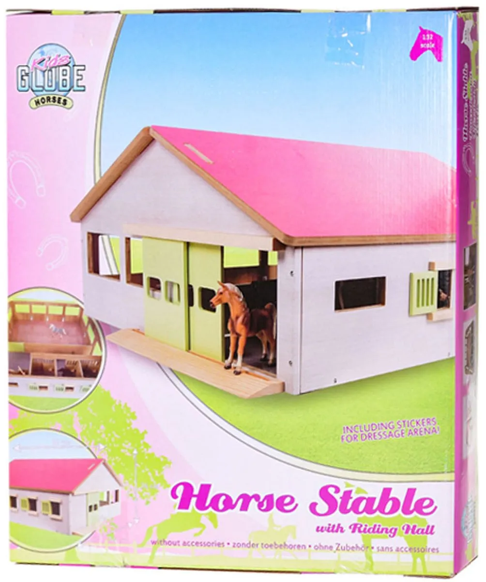 Kids Globe Luxe Paardenstal 1:32 Wit - MPN 610271