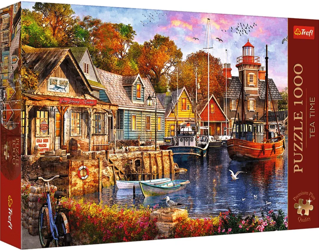 Trefl Tea Time Seaside Harbour Legpuzzel 1000 Stuks