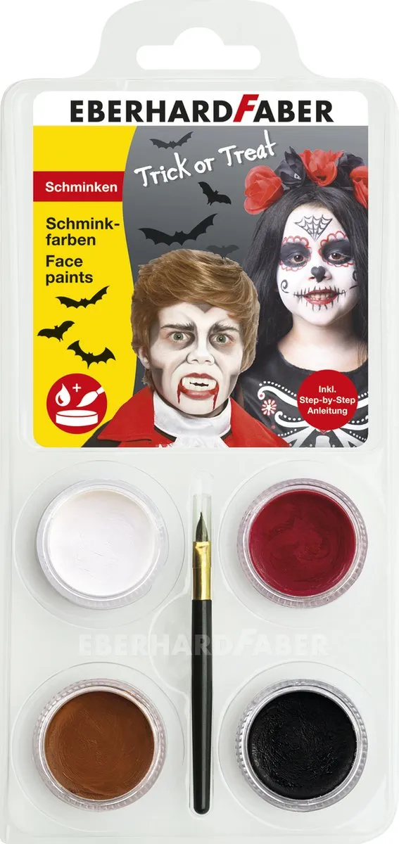 Eberhard Faber Dracula/Skelet Schminkset EF-579027