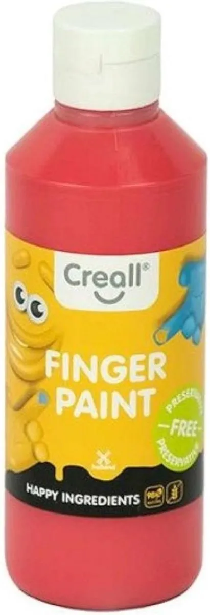 Creall Vingerverf Rood 250ml