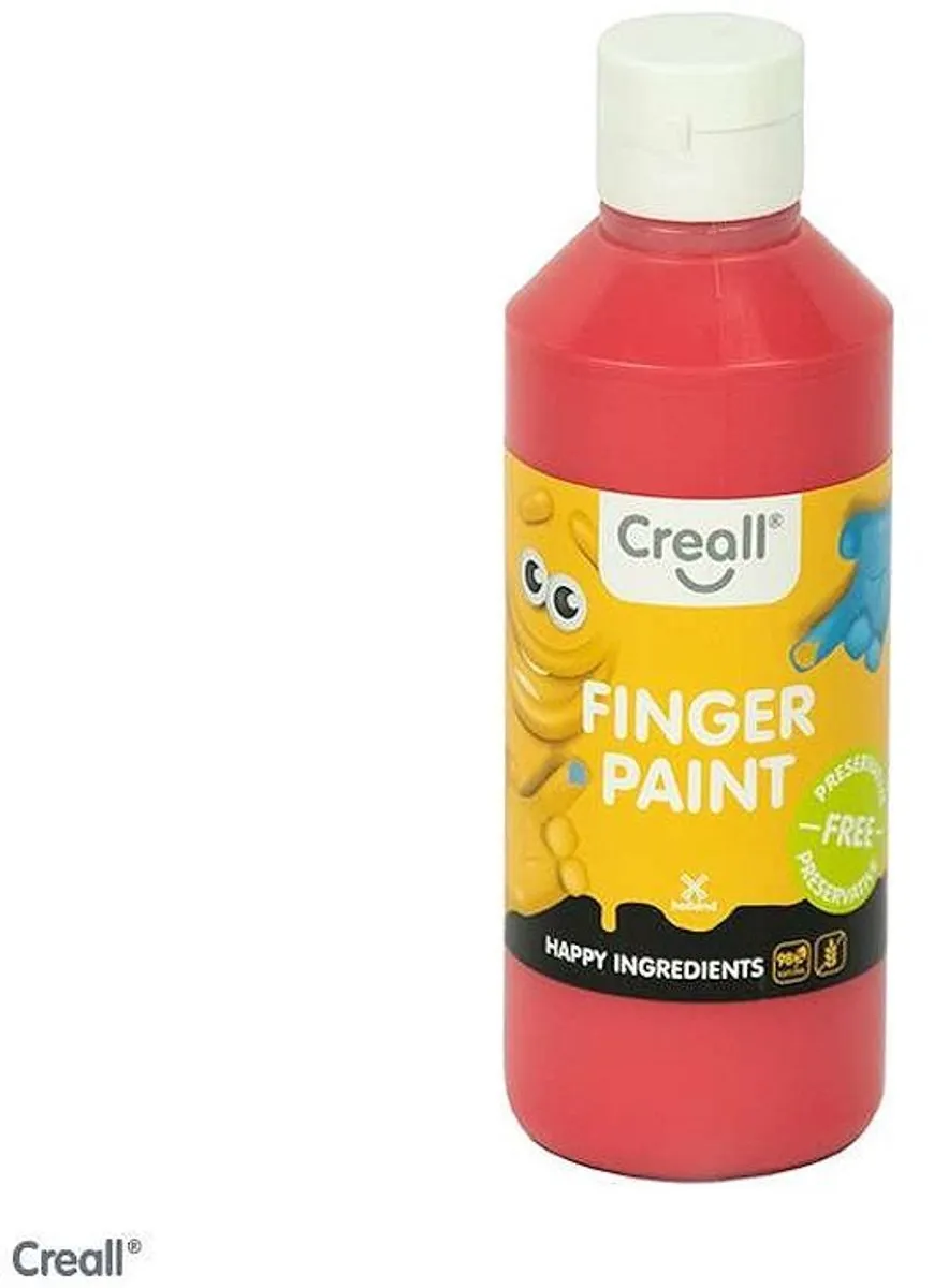 Creall Vingerverf Rood 250ml