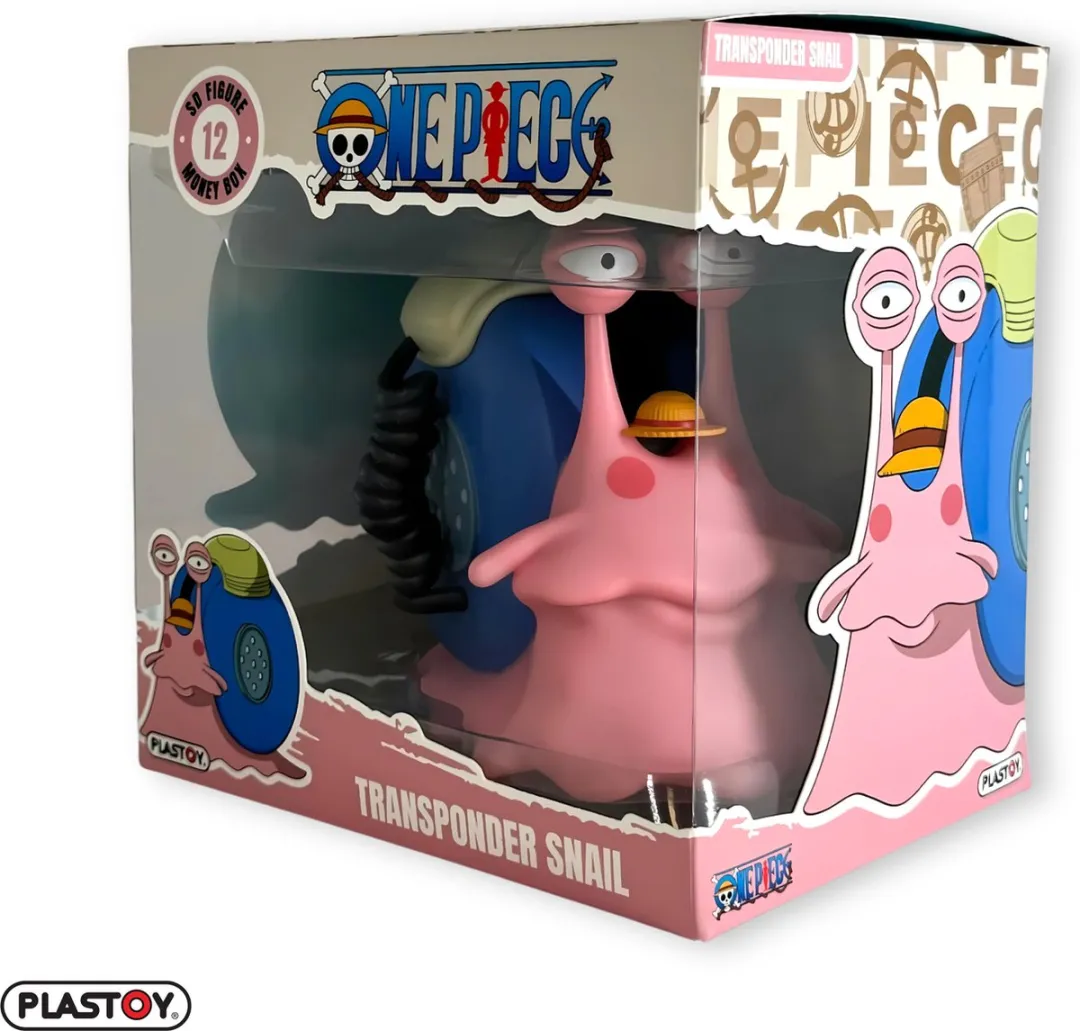 Plastoy One Piece Den Den Mushi Spaarpot - Veelkleurig