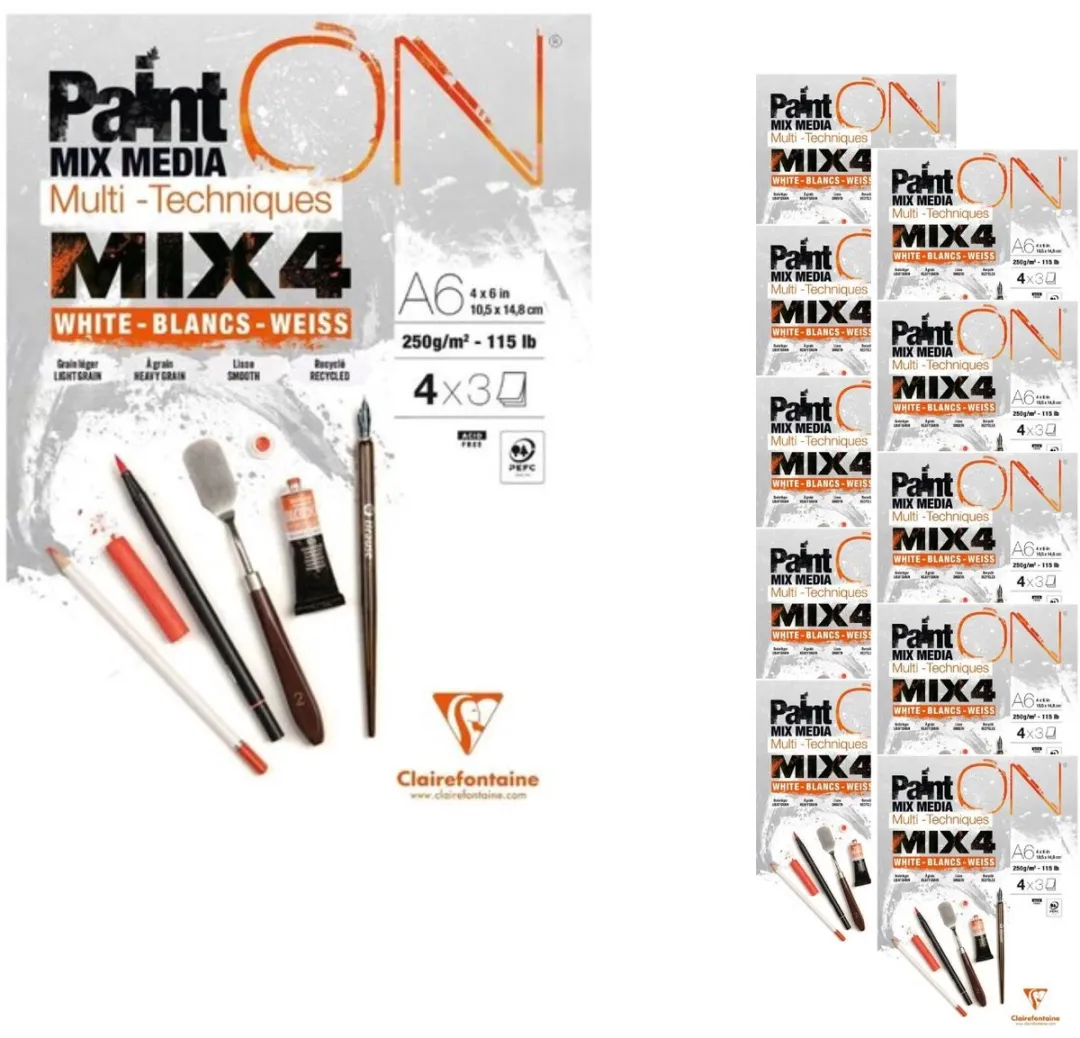Clairefontaine Paint ON Multi-Techniek Pad A6