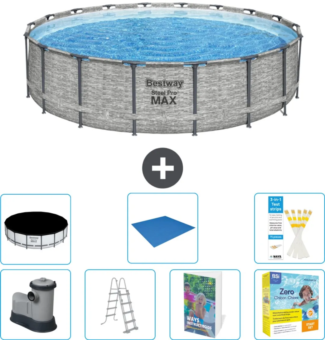 Bestway Steel Pro MAX Zwembad 549cm