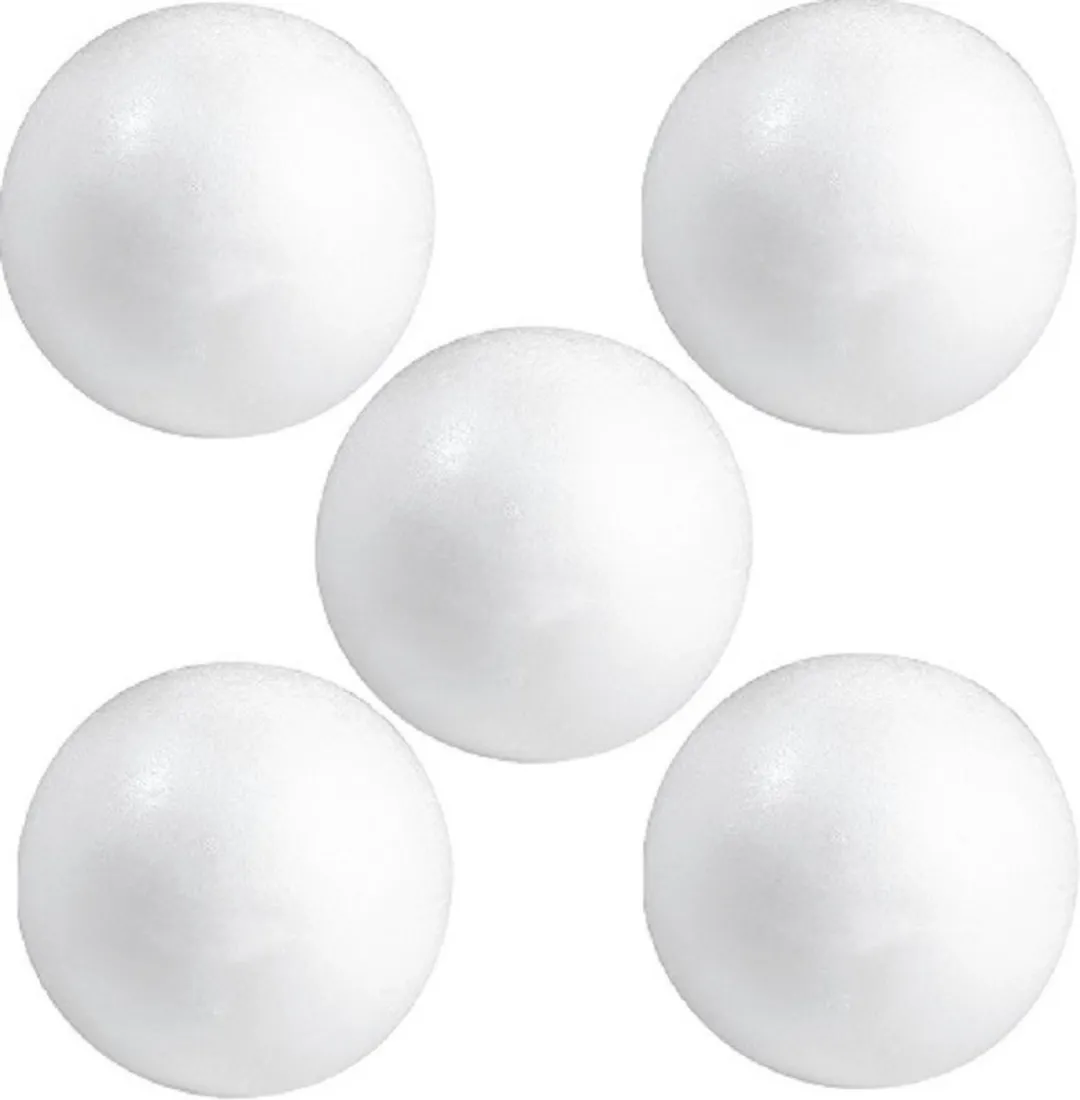 Rayher Piepschuim Bollen Wit D10cm