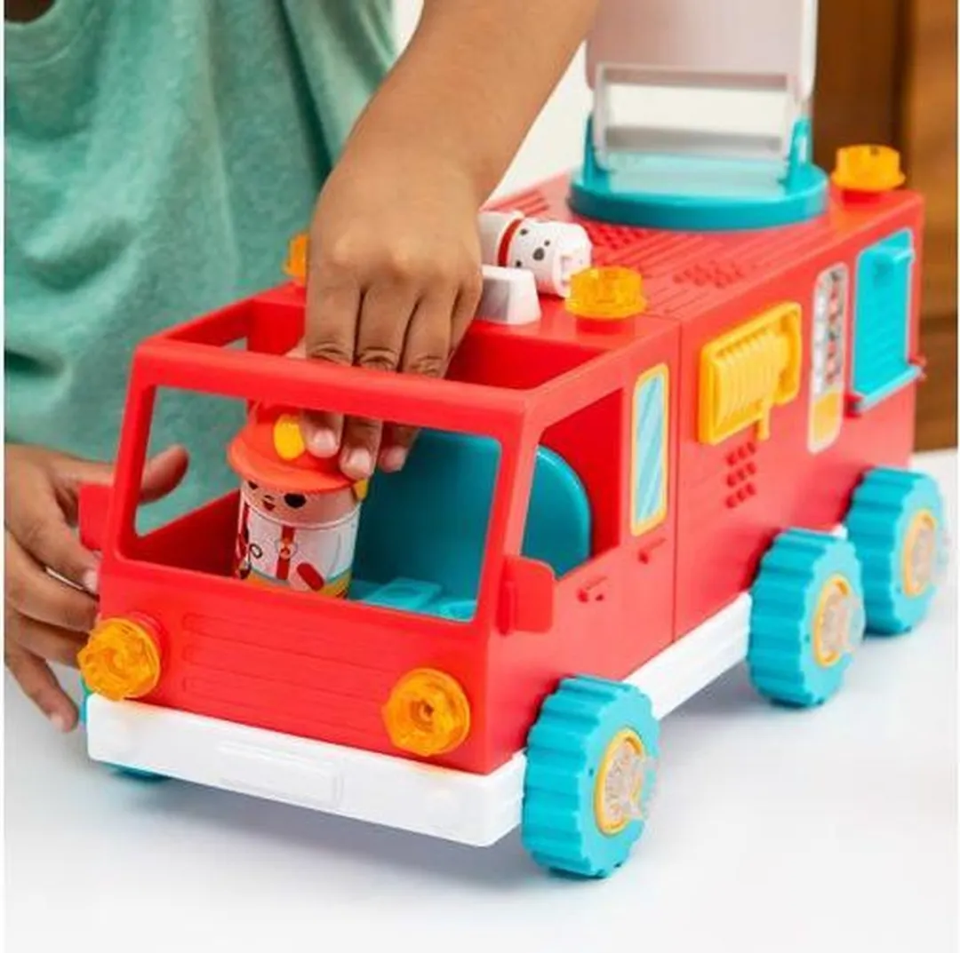Learning Resources Design & Drill Brandweerauto - Multicolor