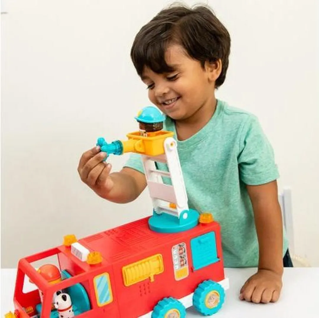 Learning Resources Design & Drill Brandweerauto - Multicolor