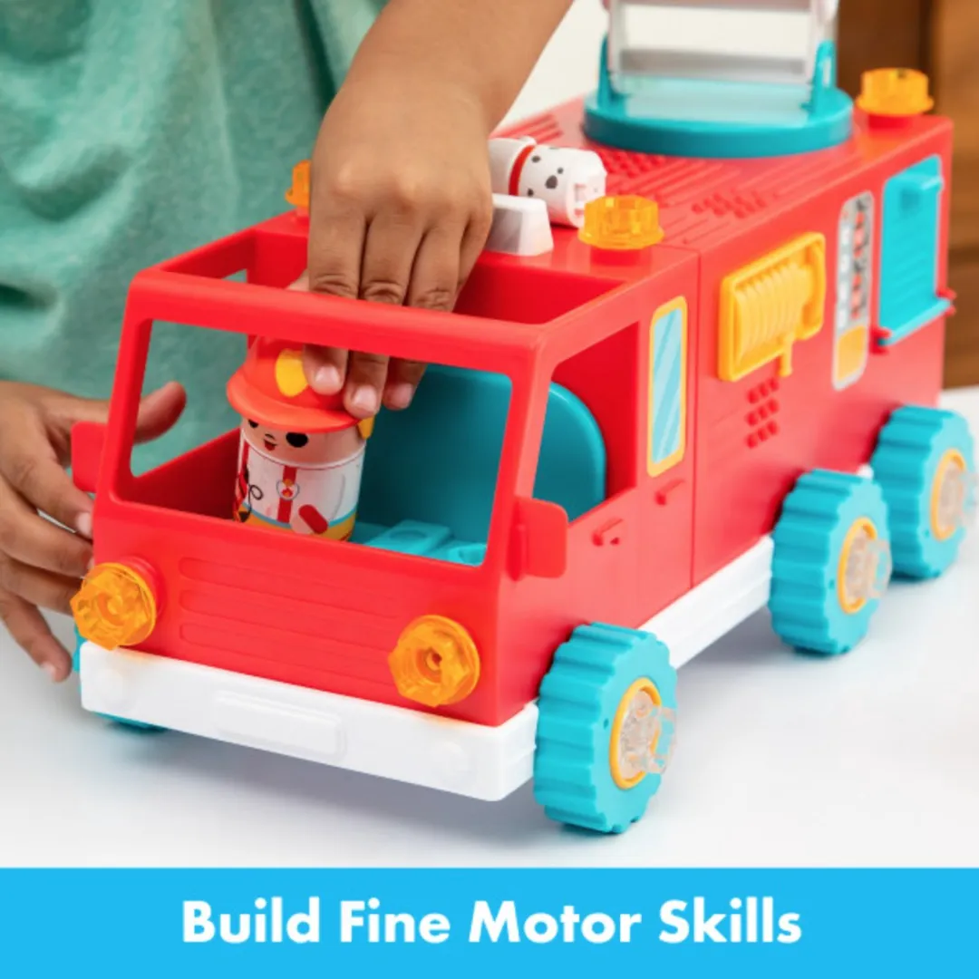 Learning Resources Design & Drill Brandweerauto - Multicolor