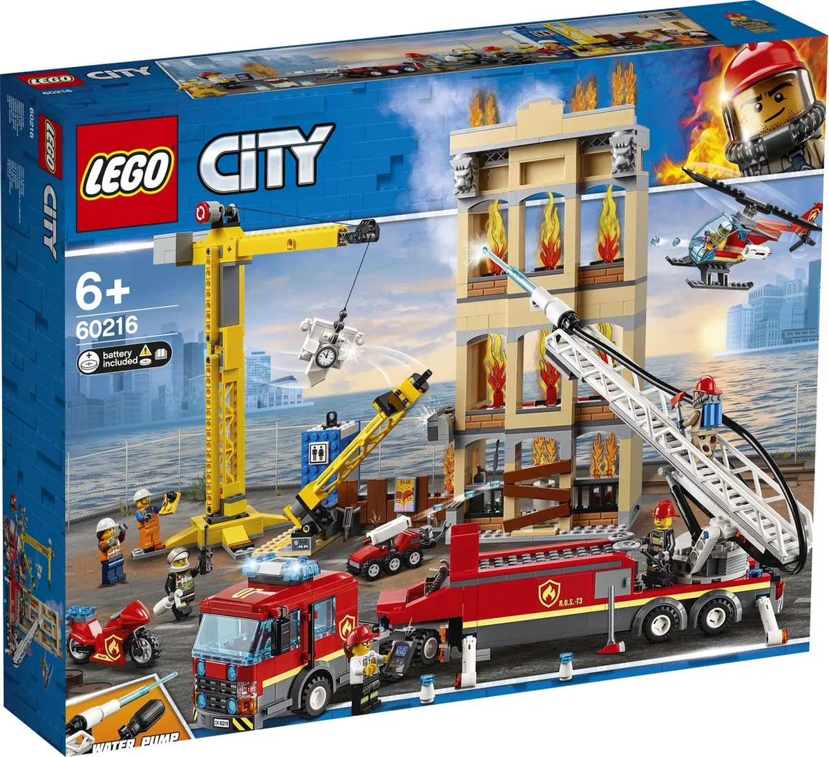 LEGO City Brandweerkazerne 60216