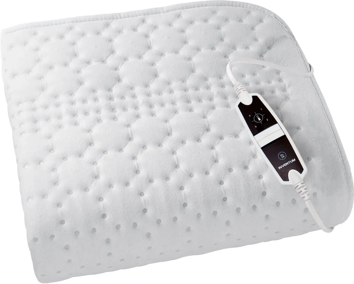 Inventum HN139G Elektrische Onderdeken 150x80cm - 4 Warmtestanden - Wit