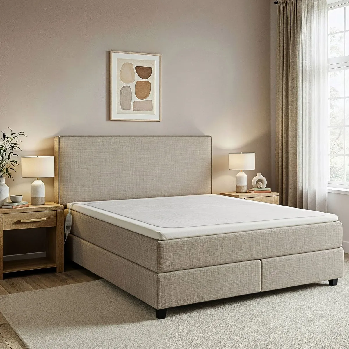 Inventum HN297V Elektrische Onderdeken 160x160cm - Wit