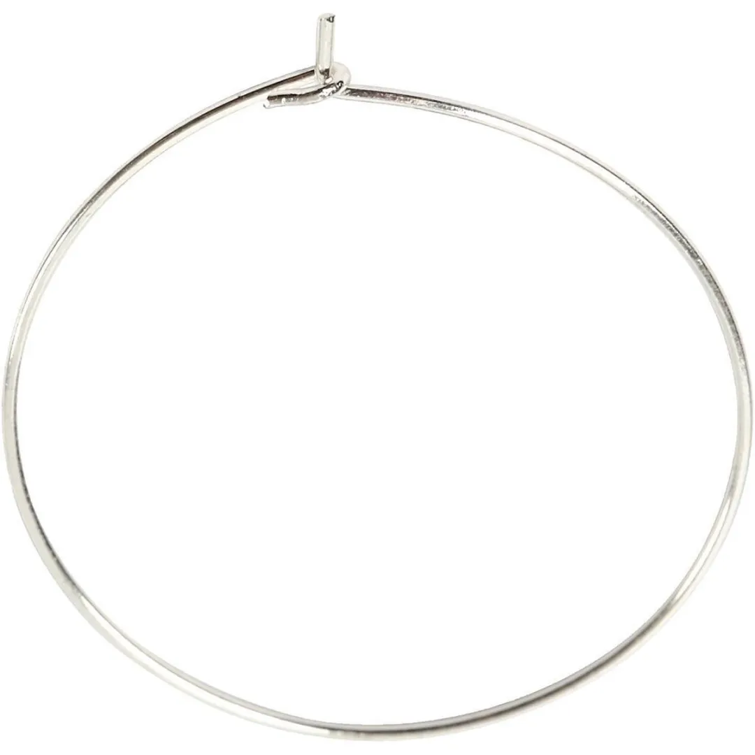 Creativ Company Oorbellen Rond 30mm - 6 Stuks