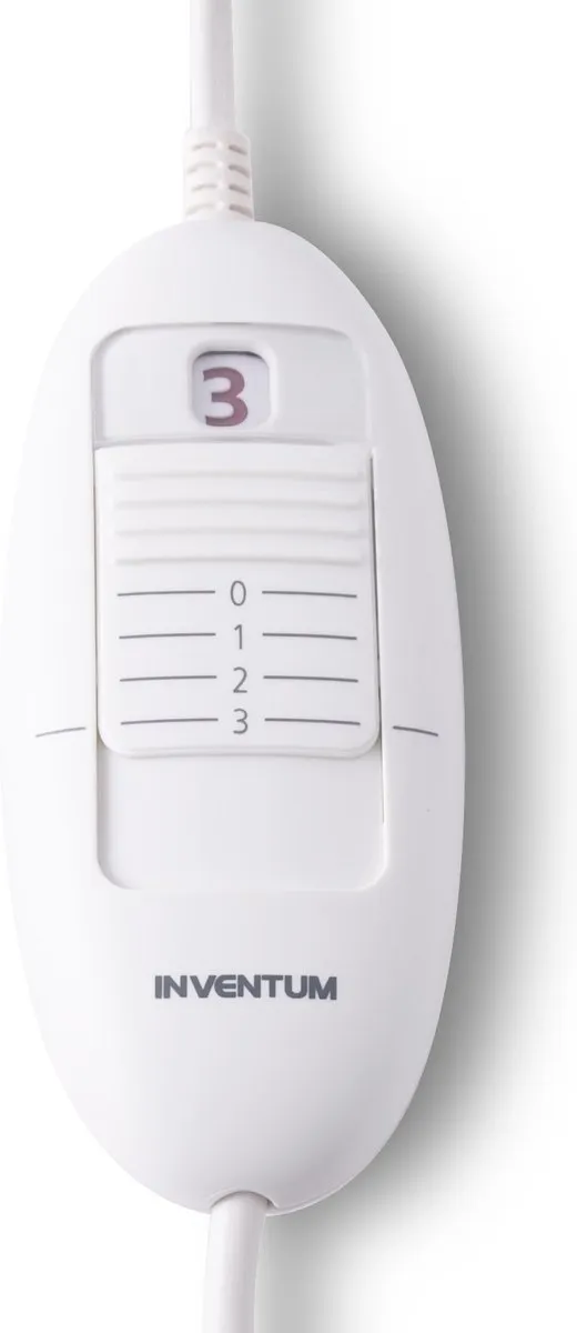 Inventum HN5211L Elektrische Onderdeken 150x140cm - 3 Warmtestanden - Lichtblauw
