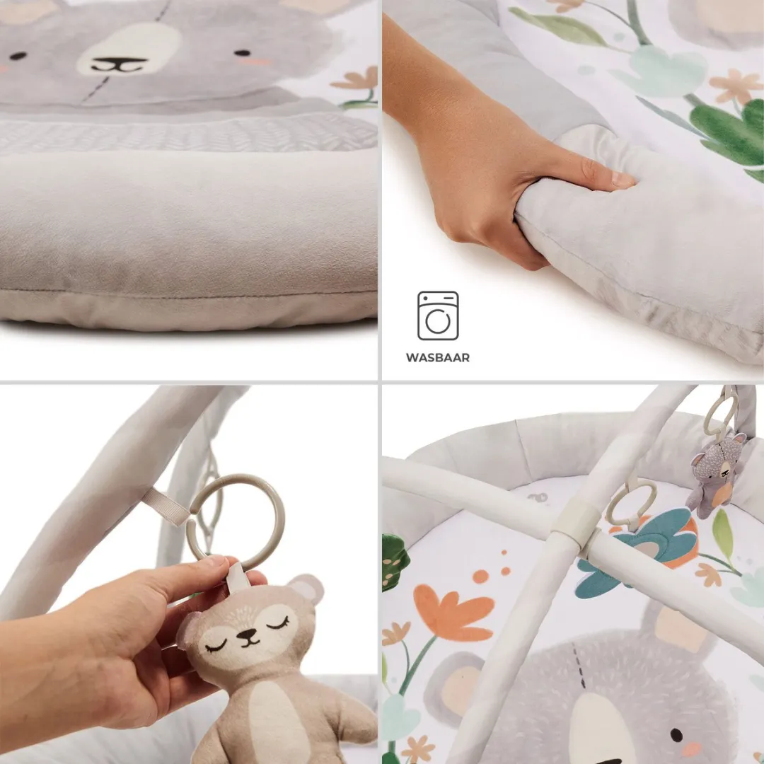 KinderKraft CozyPlay Educatief Speelkleed 91cm - Grijs