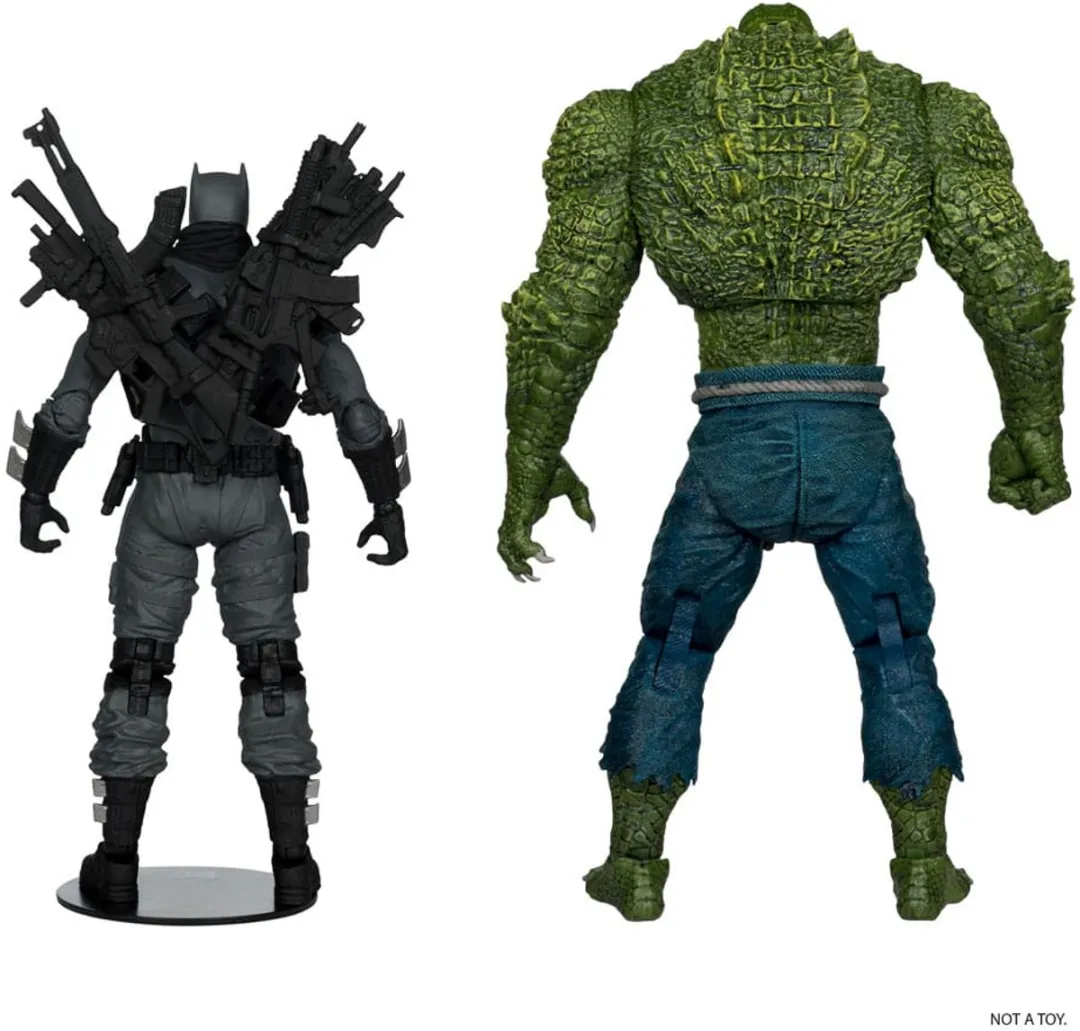 McFarlane Toys DC Multiverse Batman vs. Killer Croc 2-Pack - 18cm Action Figuur - Multi - afbeelding 5 van 6