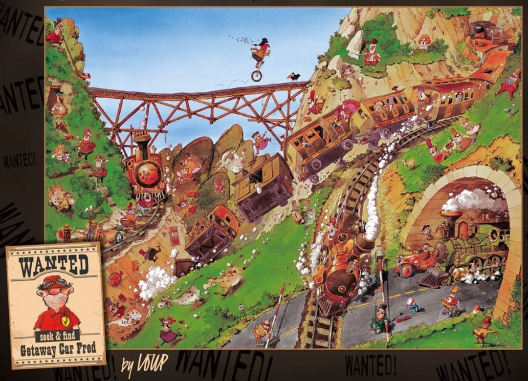 Heye Getaway Car Fred 1000 Puzzels